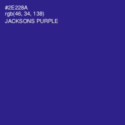 #2E228A - Jacksons Purple Color Image