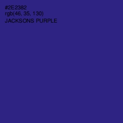 #2E2382 - Jacksons Purple Color Image