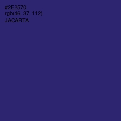 #2E2570 - Jacarta Color Image