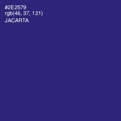 #2E2579 - Jacarta Color Image