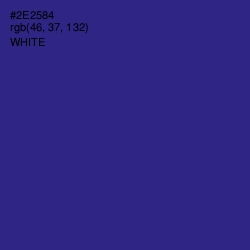 #2E2584 - Jacksons Purple Color Image