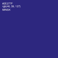 #2E277F - Minsk Color Image