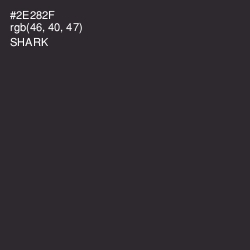#2E282F - Shark Color Image