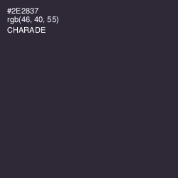 #2E2837 - Charade Color Image