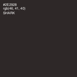 #2E2928 - Shark Color Image