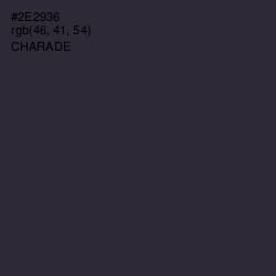 #2E2936 - Charade Color Image