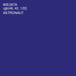 #2E2A7A - Astronaut Color Image