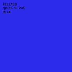 #2E2AEB - Blue Color Image