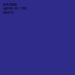 #2E2B8B - Jacksons Purple Color Image