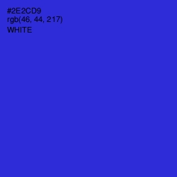 #2E2CD9 - Dark Blue Color Image