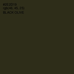 #2E2D19 - Black Olive Color Image