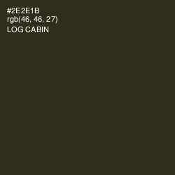 #2E2E1B - Log Cabin Color Image