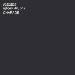 #2E2E33 - Charade Color Image