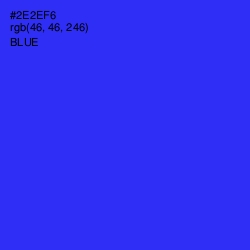 #2E2EF6 - Blue Color Image