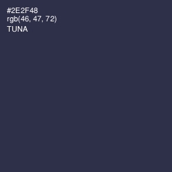 #2E2F48 - Tuna Color Image