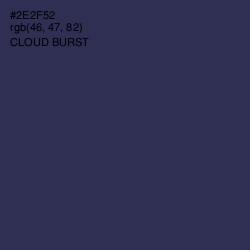 #2E2F52 - Cloud Burst Color Image