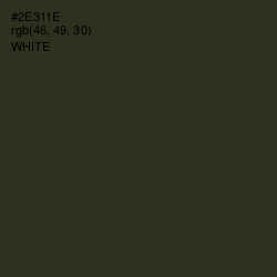 #2E311E - Green Kelp Color Image