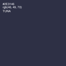 #2E3146 - Tuna Color Image