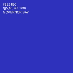 #2E31BC - Governor Bay Color Image