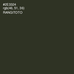 #2E3324 - Rangitoto Color Image