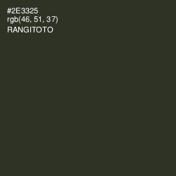 #2E3325 - Rangitoto Color Image