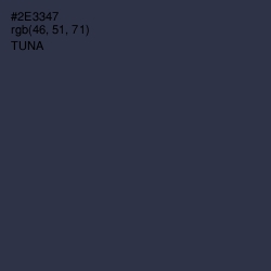 #2E3347 - Tuna Color Image