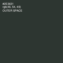 #2E3631 - Outer Space Color Image