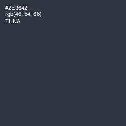 #2E3642 - Tuna Color Image