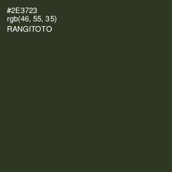 #2E3723 - Rangitoto Color Image