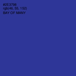 #2E3798 - Bay of Many Color Image