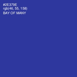 #2E379E - Bay of Many Color Image
