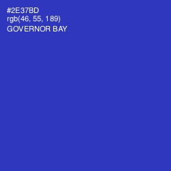 #2E37BD - Governor Bay Color Image