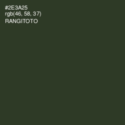 #2E3A25 - Rangitoto Color Image