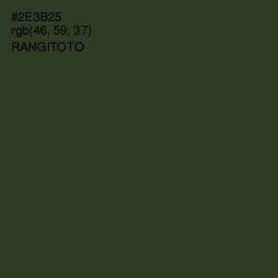 #2E3B25 - Rangitoto Color Image