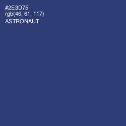 #2E3D75 - Astronaut Color Image