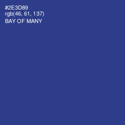 #2E3D89 - Bay of Many Color Image