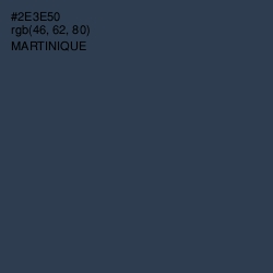 #2E3E50 - Martinique Color Image