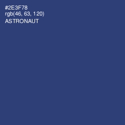 #2E3F78 - Astronaut Color Image