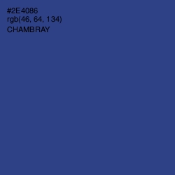 #2E4086 - Chambray Color Image