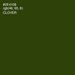 #2E4108 - Clover Color Image