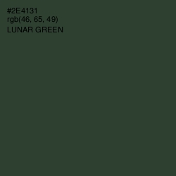 #2E4131 - Lunar Green Color Image