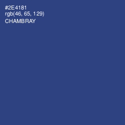 #2E4181 - Chambray Color Image