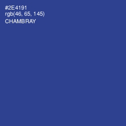#2E4191 - Chambray Color Image