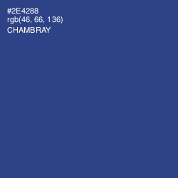 #2E4288 - Chambray Color Image