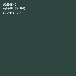 #2E4540 - Cape Cod Color Image