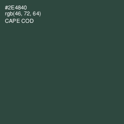 #2E4840 - Cape Cod Color Image
