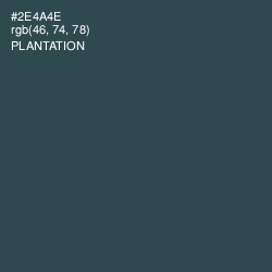 #2E4A4E - Plantation Color Image