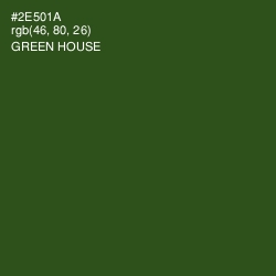 #2E501A - Green House Color Image