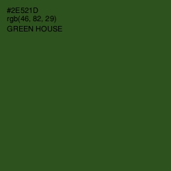 #2E521D - Green House Color Image