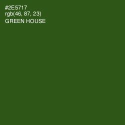 #2E5717 - Green House Color Image